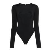 Entire Studios LS Bodysuit i Svart Black, Dam