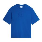 Axel Arigato Trail Bubble En T-Shirt Blue, Herr