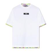 Versace Jeans Couture T-shirt med logopatch White, Herr