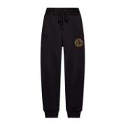 Versace Jeans Couture Sweatpants med logotyp Black, Herr