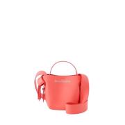 Acne Studios Elektrisk Rosa Läder Micro Crossbody Pink, Dam