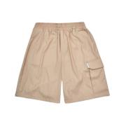 Family First Beige Casual Shorts Brown, Herr