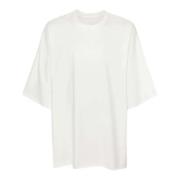 Rick Owens Tommy Vit Bomull T-shirt White, Herr