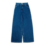 Carhartt Wip Marshfield Jeans i bomull Blue, Dam