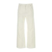 Etro Ivory Stretch Denim Jeans White, Herr
