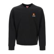 Kenzo Broderad Bokè Flower Sweatshirt Black, Herr