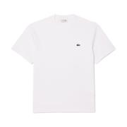 Lacoste Logo Patch T-Shirt White, Herr