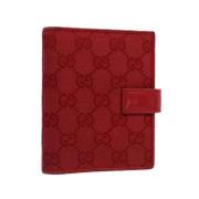 Gucci Vintage Pre-owned Canvas plnbcker Red, Dam