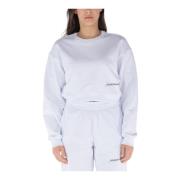 Hinnominate Crop Sweatshirt White, Dam