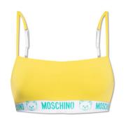 Moschino Bh med logotyp Yellow, Dam