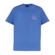 Etro T-shirt med logotyp Blue, Dam