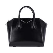 Givenchy Svart Box Calfskin Antigona Väska Black, Dam
