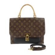 Louis Vuitton Vintage Pre-owned Canvas handvskor Brown, Dam