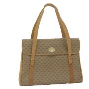 Gucci Vintage Pre-owned Canvas axelremsvskor Beige, Dam