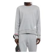 Thom Browne Grårandig Crewneck Sweatshirt Gray, Herr