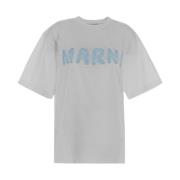Marni Bomull T-shirt White, Dam