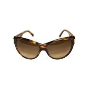 Marc Jacobs Pre-owned Pre-owned Acetat solglasgon Brown, Dam