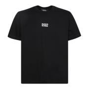 Dsquared2 Svart Mini Logo T-shirt Black, Herr