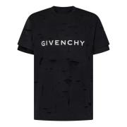 Givenchy Svarta T-shirts & Polos för Män Black, Herr