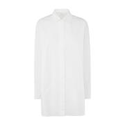 Patou Vit Iconic Mini Skjortklänning White, Dam