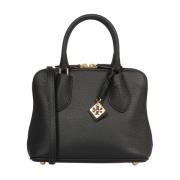 Tory Burch Svart Mini Pebbled Swingväska Black, Dam