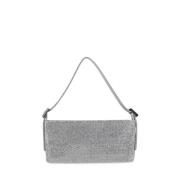 Benedetta Bruzziches Silver Rhinestone Handväska med Dragkedja Gray, D...