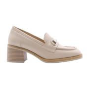 Nerogiardini Elegant Cher Moccasin Heels Beige, Dam