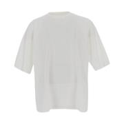 Issey Miyake Bomull Homme Plissè T-Shirt White, Herr