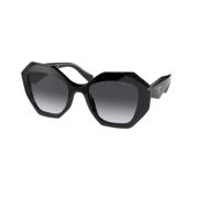 Prada Vintage-inspirerade solglasögon Black, Dam