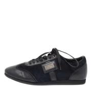 Dolce & Gabbana Pre-owned Pre-owned Laeder sneakers Black, Dam