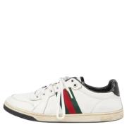Gucci Vintage Pre-owned Tyg sneakers White, Dam