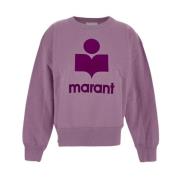 Isabel Marant Étoile Bomullssweatshirt från Mobyli Purple, Dam