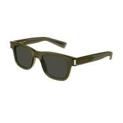 Saint Laurent Wayfarer Stora Solglasögon Green, Unisex