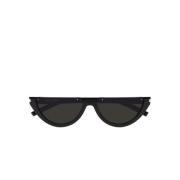 Saint Laurent Solglasögon med Ovalt Ram, Svart Acetat, 100% UV-skydd B...