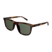 Saint Laurent SL 501 Sunglasses Light Havana/Green Brown, Herr