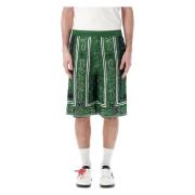 Off White Shorts Green, Herr