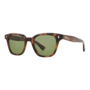 Garrett Leight Brown Semi-Flat Sunglasses Broadway SUN Brown, Unisex