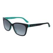 Calvin Klein Black Turquoise Sunglasses Multicolor, Dam