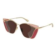 Chloé Sunglasses Gemma Ch0049S Yellow, Dam