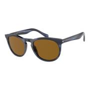 Giorgio Armani Striped Blue/Brown Sunglasses AR 8153 Blue, Herr