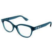 Gucci Blue Eyewear Frames Blue, Unisex