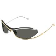 Gucci Fashion Show Sunglasses - Gold/Grey Yellow, Unisex