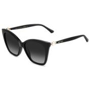 Jimmy Choo Sunglasses Rua/G/S Black, Dam