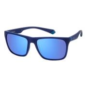 Polaroid Matte Blue Azure Sunglasses Blue, Unisex