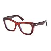 Tom Ford Blue Block Eyewear Frames Brown, Unisex