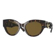 Versace Havana/Brown Sunglasses Brown, Dam