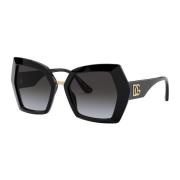 Dolce & Gabbana DG Monogram Solglasögon Black, Dam