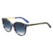Kate Spade Amaya/S Sunglasses in Blue Havana/Navy Shaded Multicolor, D...