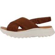 Clarks Flat Sandals Brown, Dam