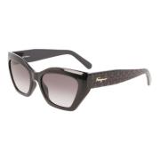 Salvatore Ferragamo Sunglasses Black, Dam